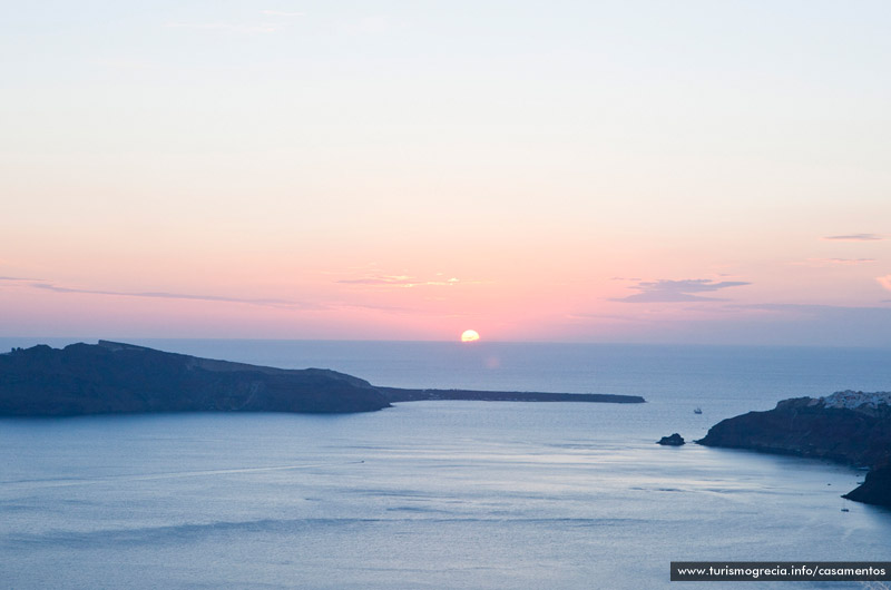 casamento em santorini