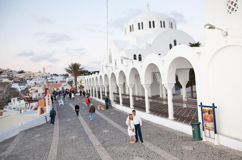 casamentos em santorini