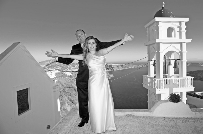 casamento em santorini