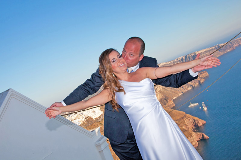 casamento em santorini