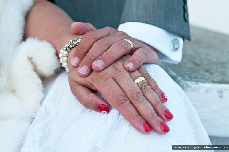 casamento em santorini