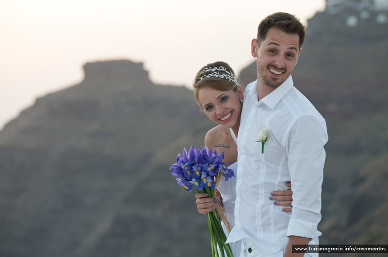 casamento em santorini