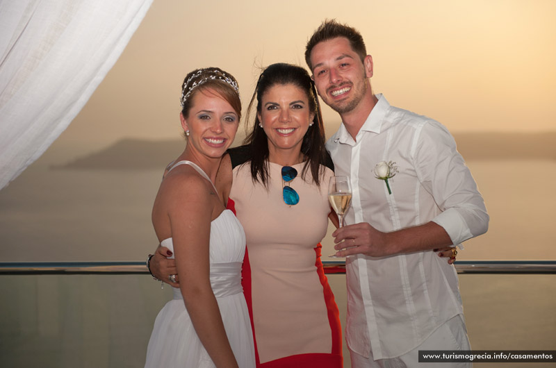 casamento em santorini