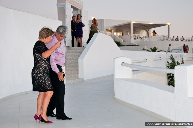 casamento em santorini