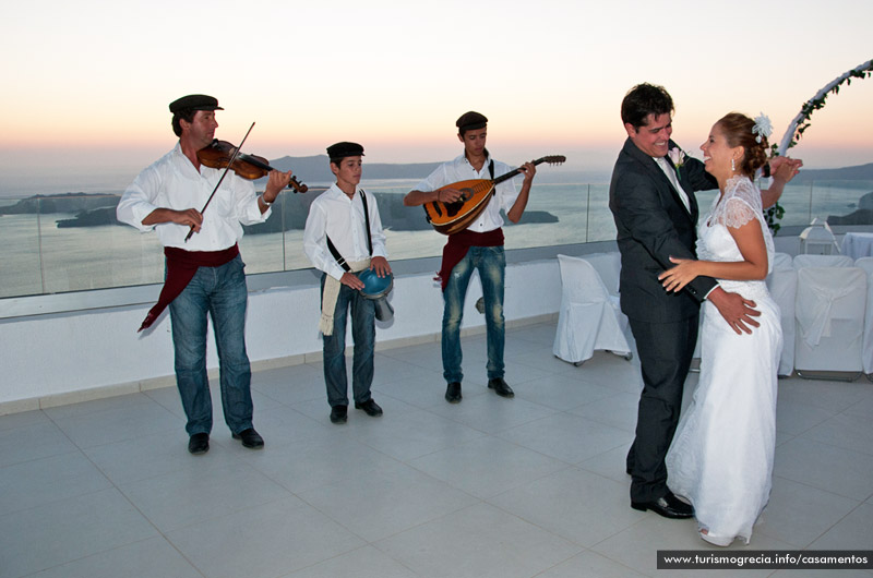 casamento em santorini