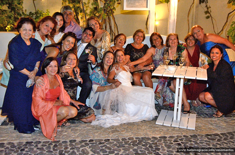 casamento em santorini