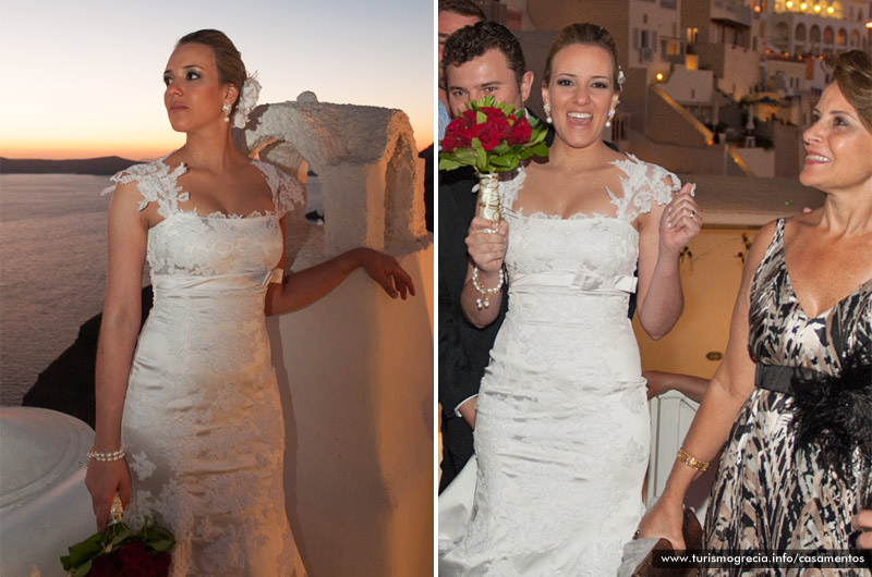 casamento em santorini