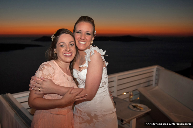 casamento em santorini