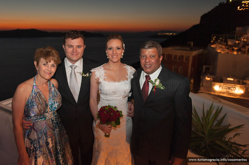 casamento em santorini