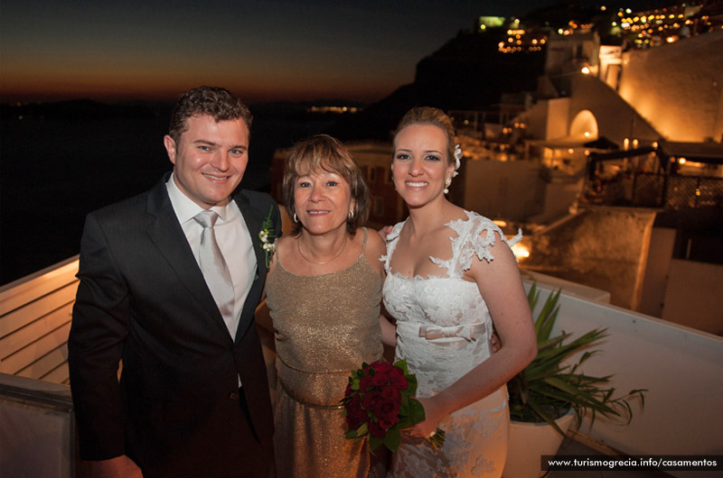 casamento em santorini