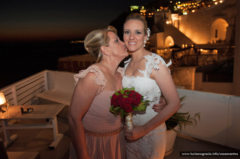 casamento em santorini