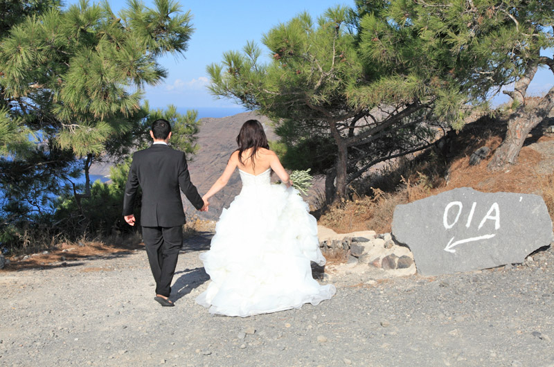 casamento em santorini