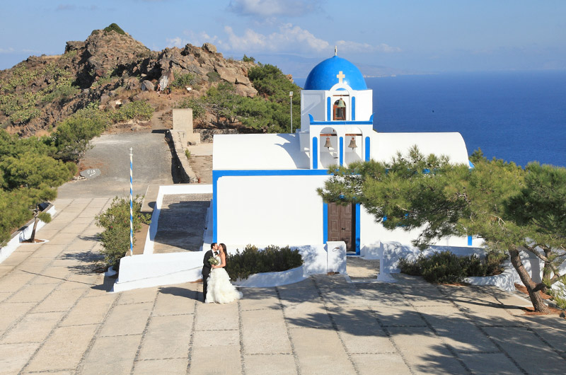 casamento em santorini