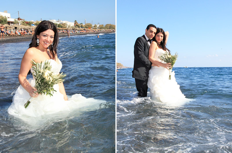 casamento em santorini