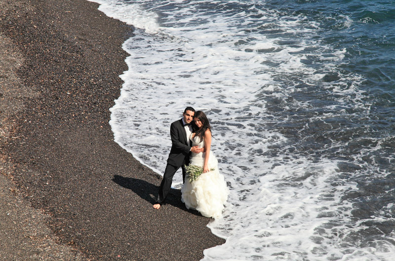 casamento em santorini