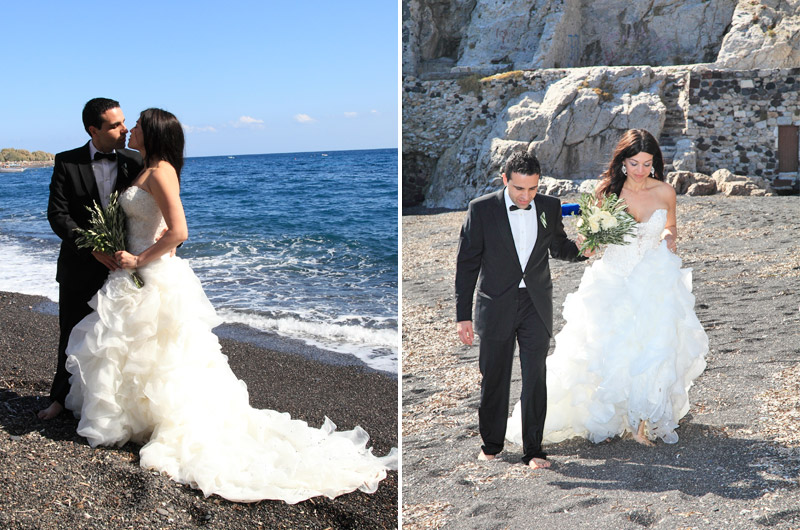 casamento em santorini