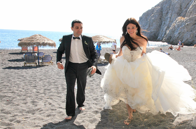 casamento em santorini