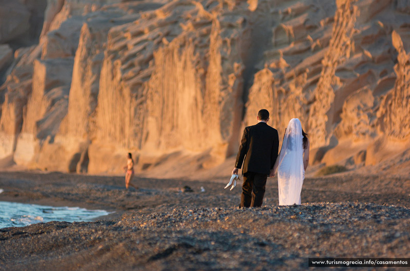 casamento em santorini