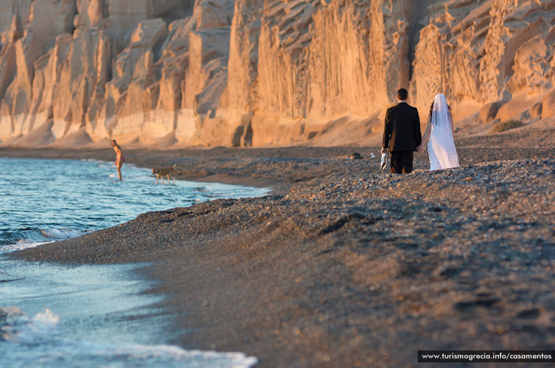 casamento em santorini