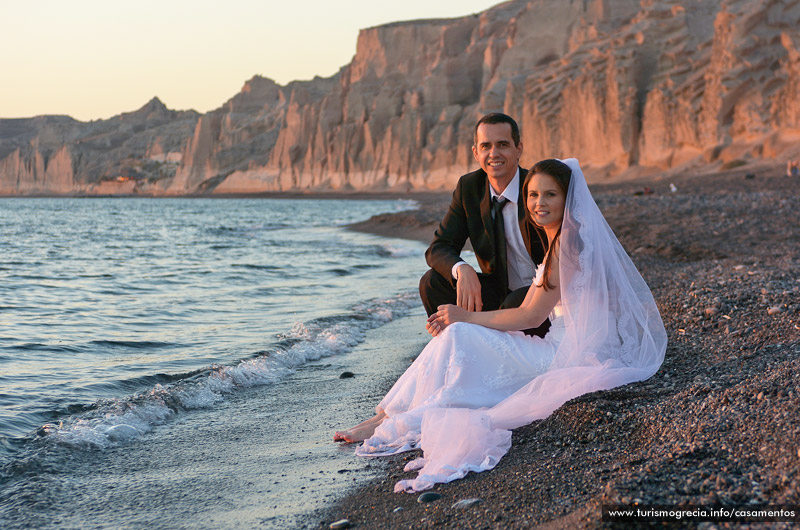 casamento em santorini