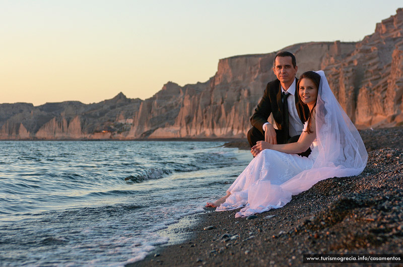 casamento em santorini