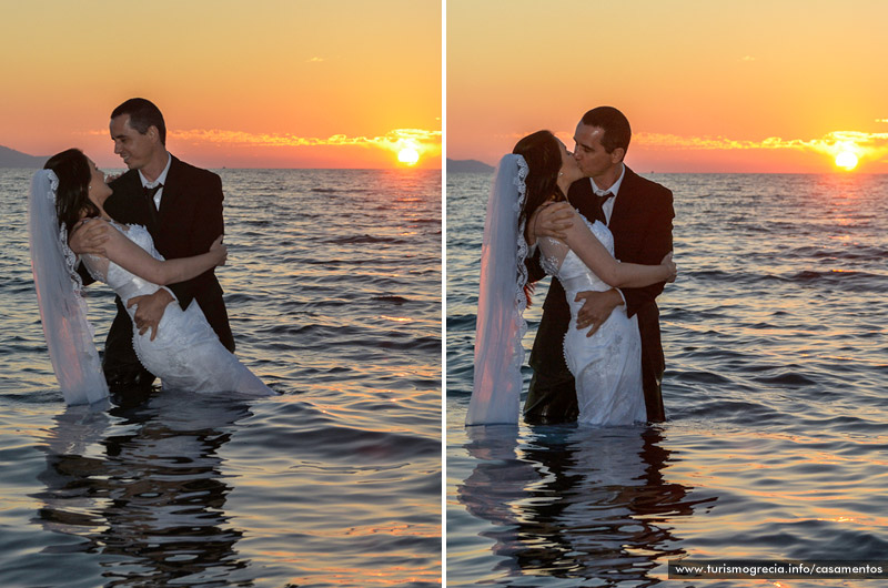 casamento em santorini