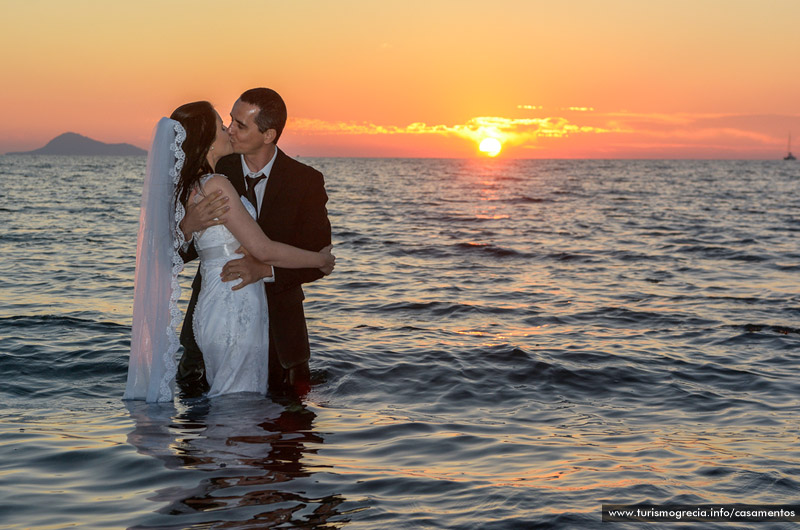 casamento em santorini