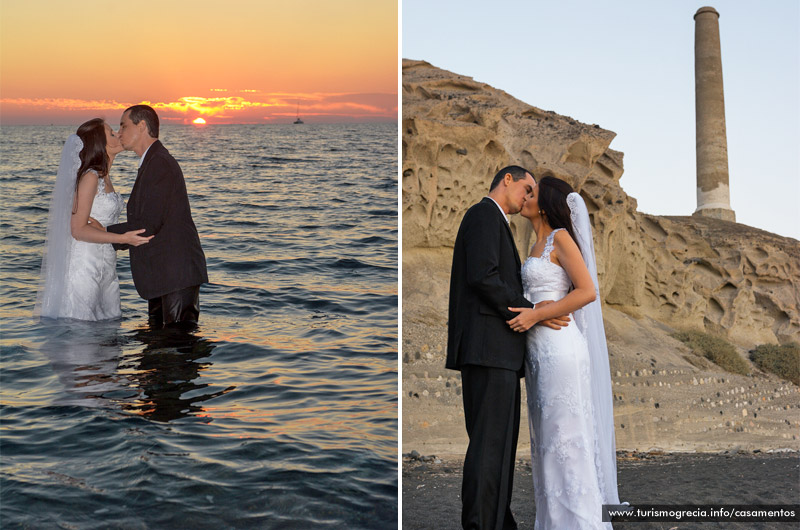 casamento em santorini