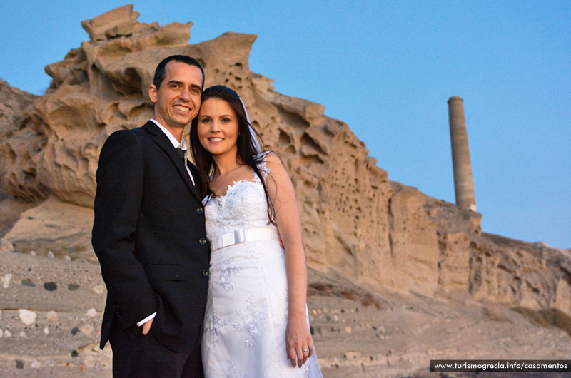 casamento em santorini