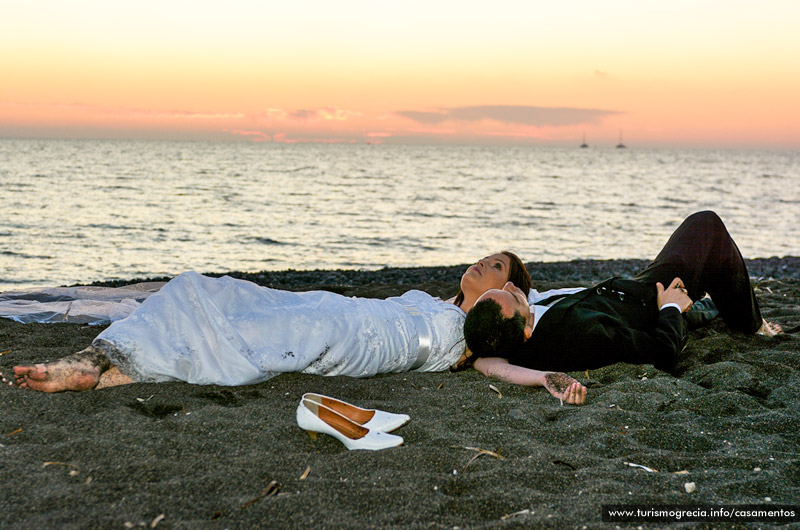 casamento em santorini