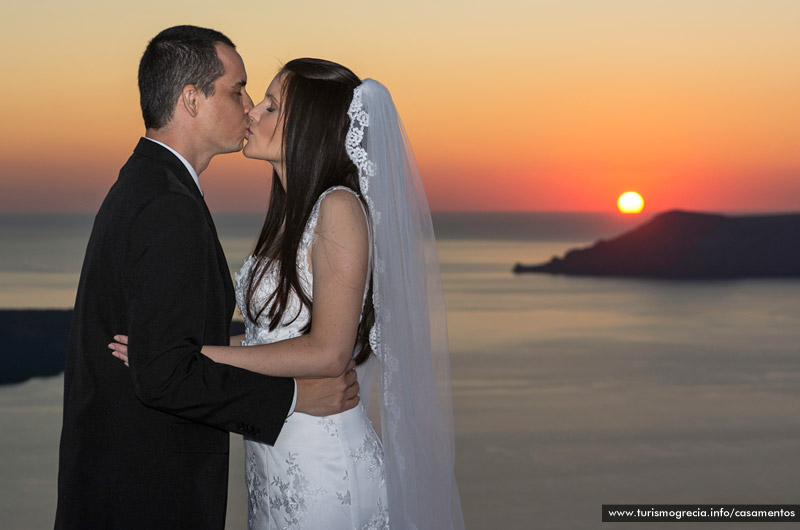 casamento em santorini