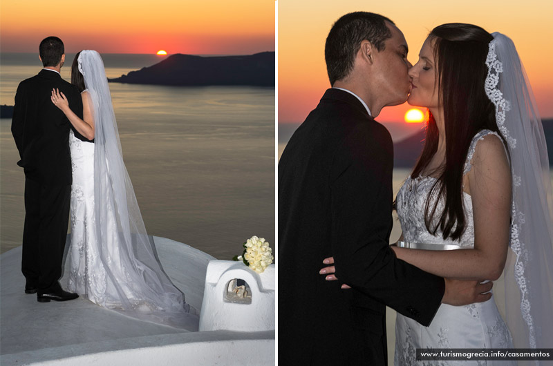 casamento em santorini