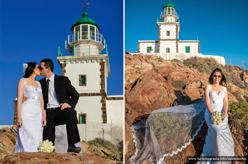 casamento em santorini