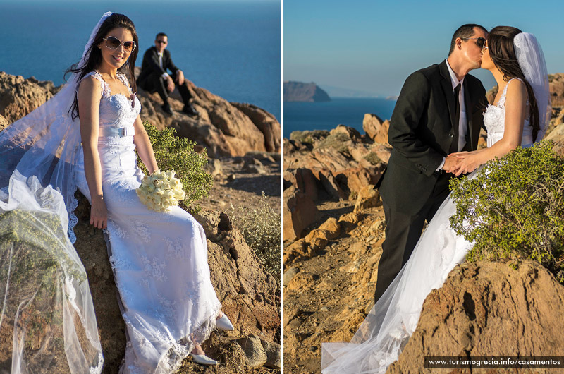 casamento em santorini