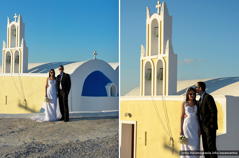 casamento em santorini