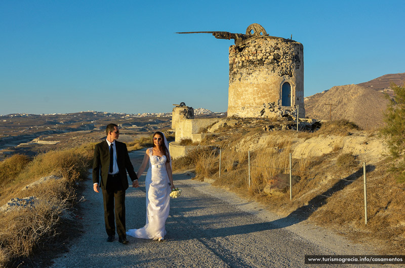 casamento em santorini