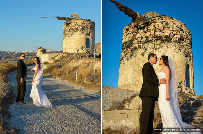 casamento em santorini