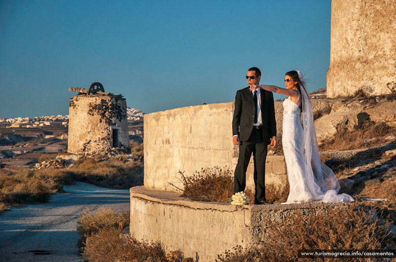 casamento em santorini