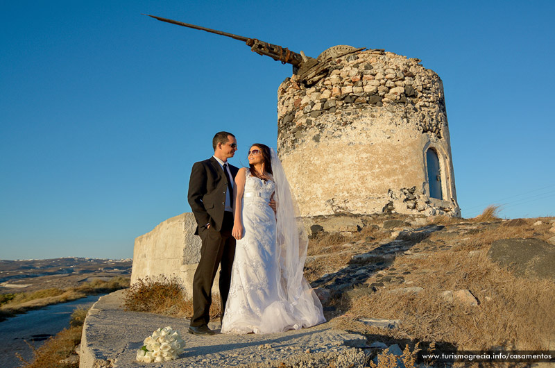 casamento em santorini