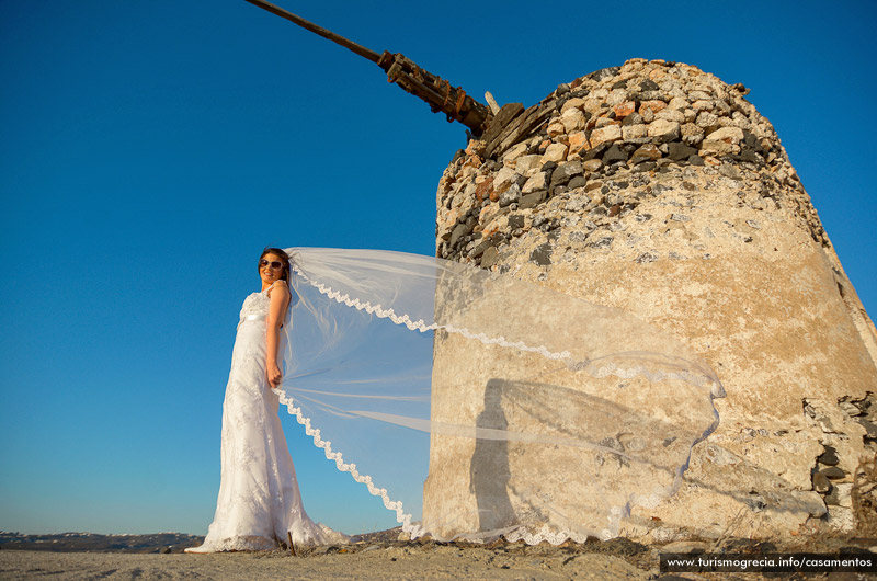 casamento em santorini