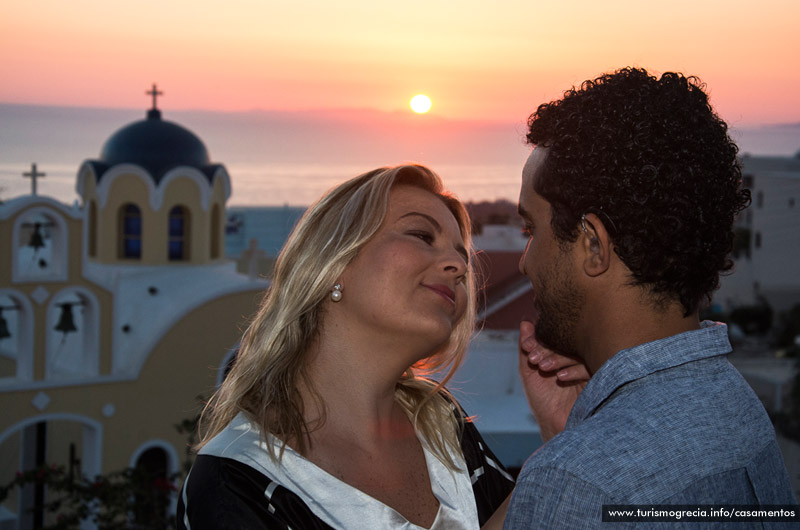 casamento em santorini