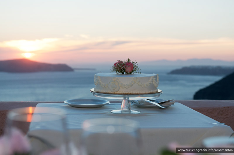 casamento em santorini