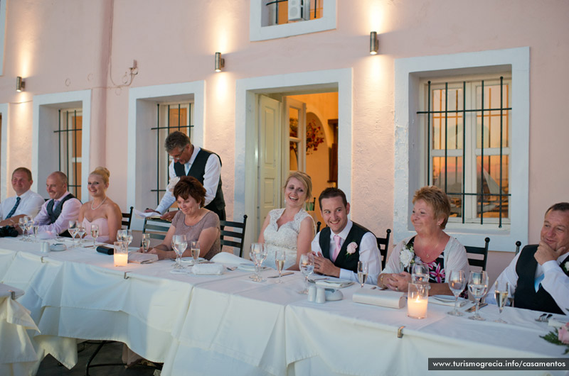 casamento em santorini