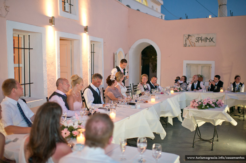 casamento em santorini