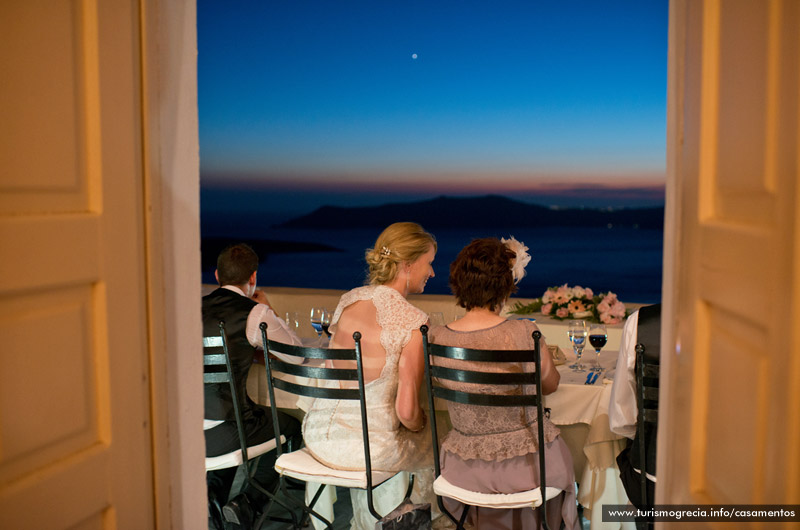 casamento em santorini