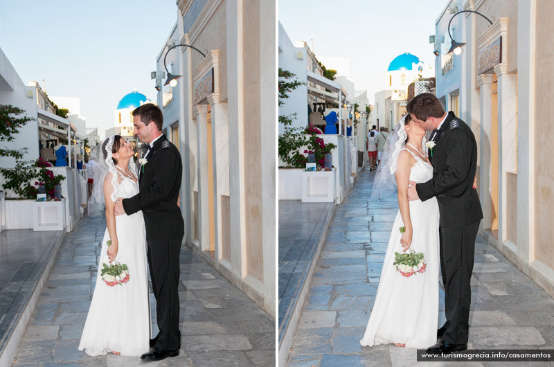 casamento em santorini