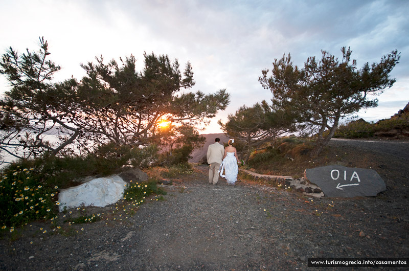 casamento em santorini