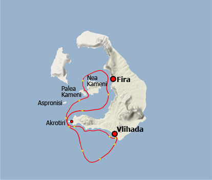 mapa de cruzeiro