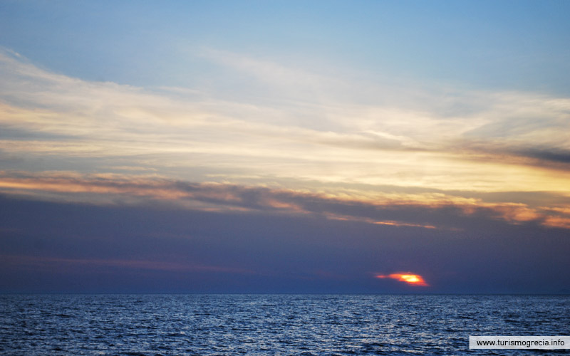 por do sol santorini