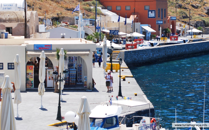 antigo porto de santorini